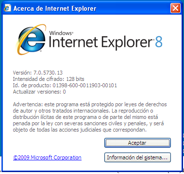 Internet Explorer 7-8